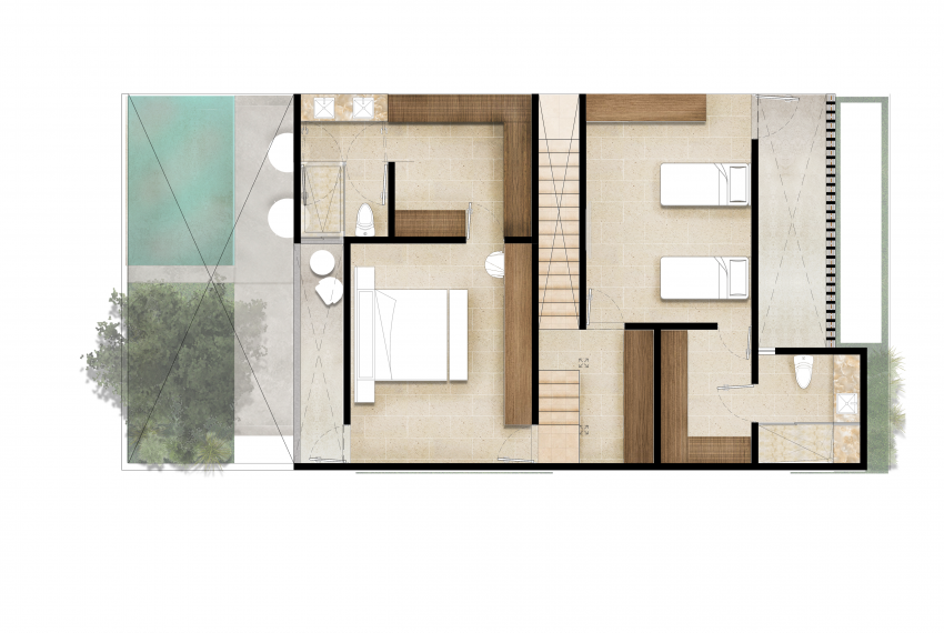 PLANTA ALTA - TOWNHOUSE 01