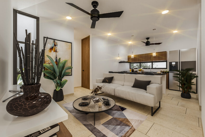 SALA Y COCINA -DEPARTAMENTO 2