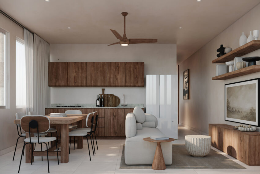 13-BNT-Área Social Depto. Modelo Double Apartment