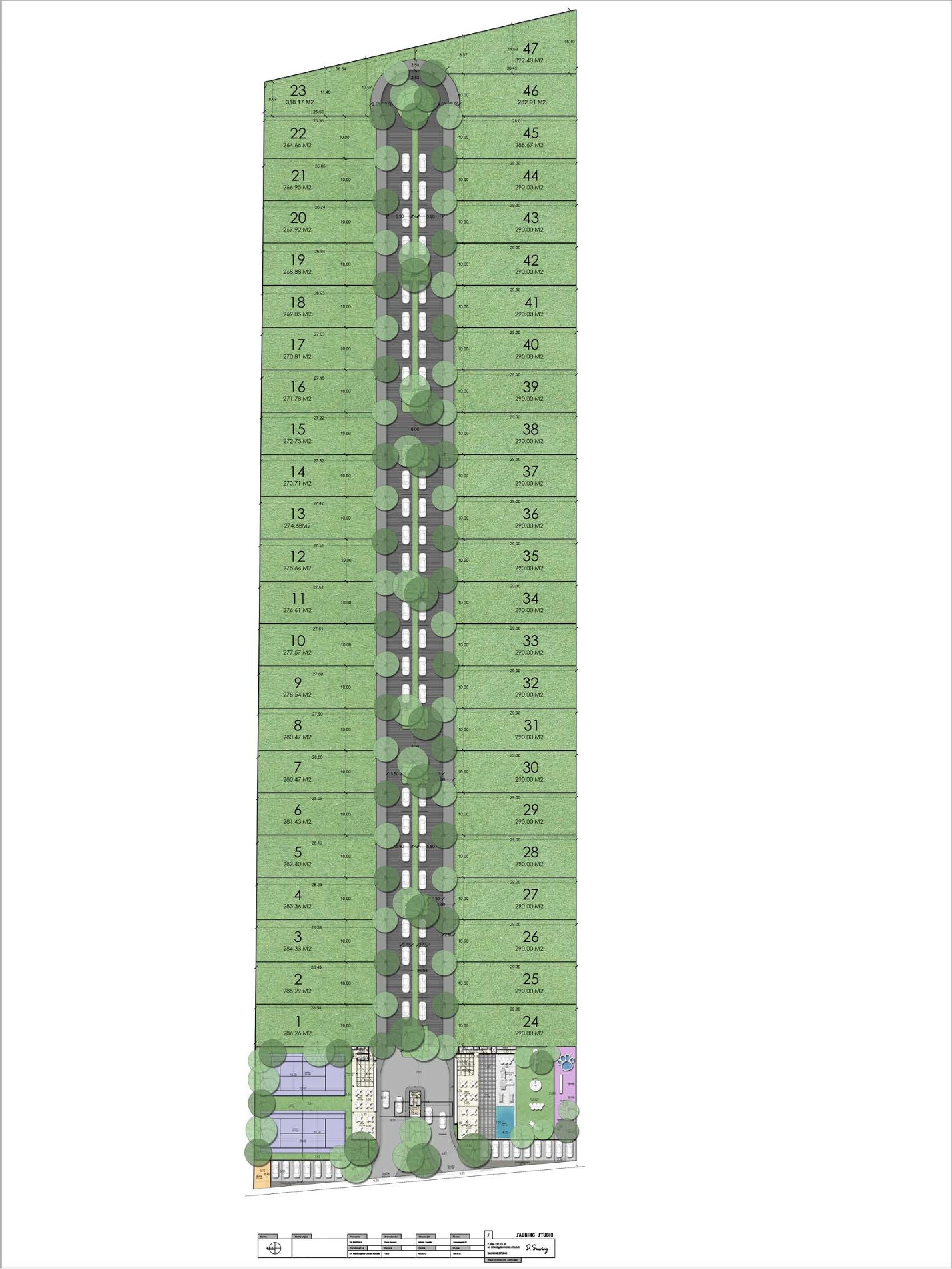 plano render conjuntoa via Mareka