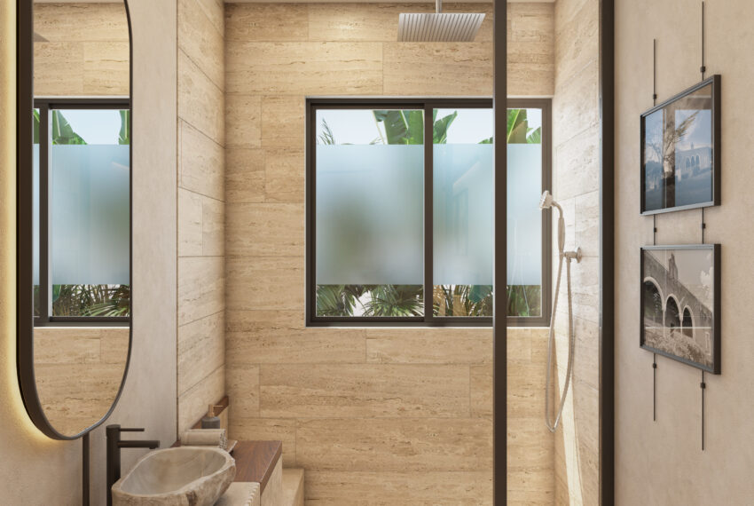 baño loft muestra