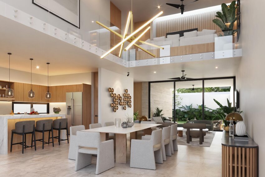 SALA COMEDOR DOBLE ALTURA